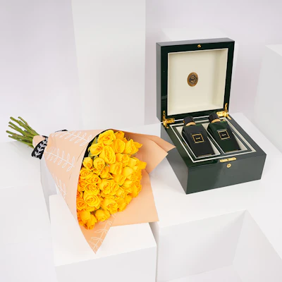 Saad Bashammakh Perfumes Set 50ml | Yellow Roses Saad Bashammakh Perfumes Set 50ml | Yellow Roses