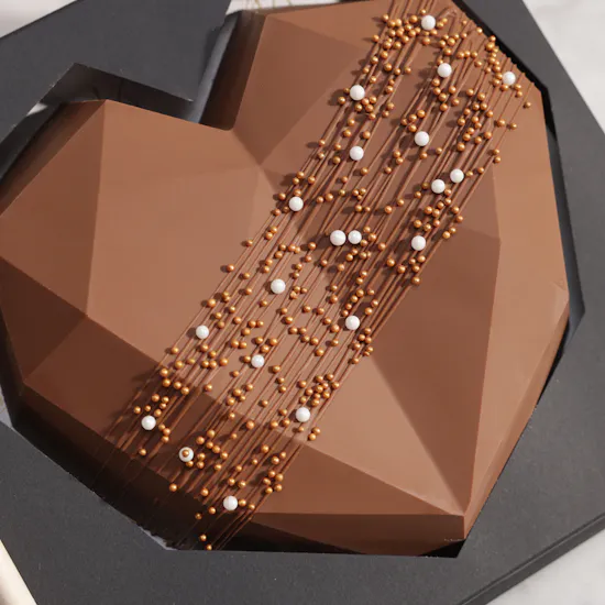 NJD 3D Heart Chocolate