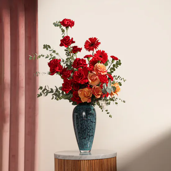 Sunset Glow Flower Vase