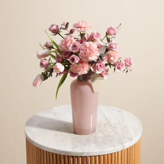 Blush Harmony Flower Vase