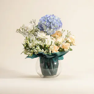 Light Plush Flowers Vase Light Plush Flowers Vase