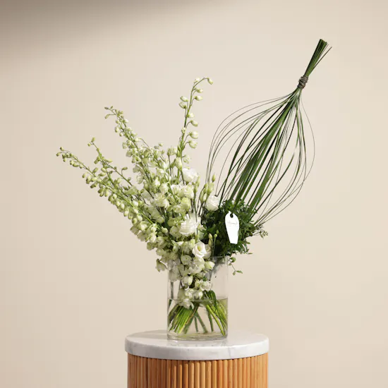 Elegant White Harmony Vase