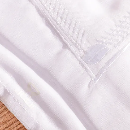 Alshal White Japan Ghatra with Small Stitching | Size 54
