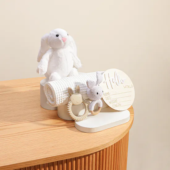 Cozy Bunny White Giftset