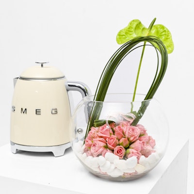 Smeg with Soft Blooms Vase