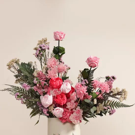 Artistic Preserved Flowers Box