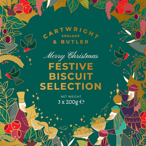 Cartwright & Butler Festive Biscuit Selection Box