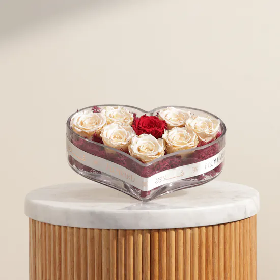 Eternal Love Preserved Rose Vase