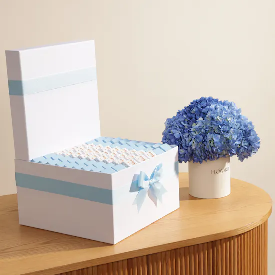 Le Chocolatier Dubai Teddy Bear Themed Chocolate Box | Enchanting Flowers