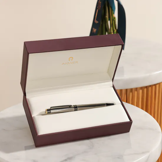 Aigner Monzio Black Men's Pen | Bright Wishes Flower