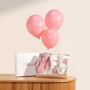 Belovedone Pink Shower Set | Pink Balloon Belovedone Pink Shower Set | Pink Balloon
