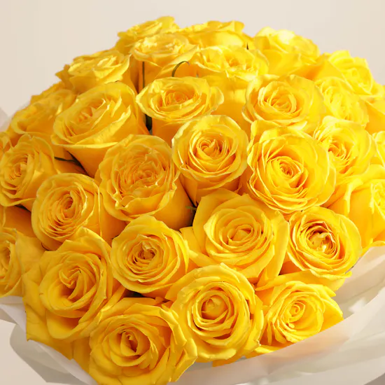 Quran with Hilal Stand | Yellow Roses