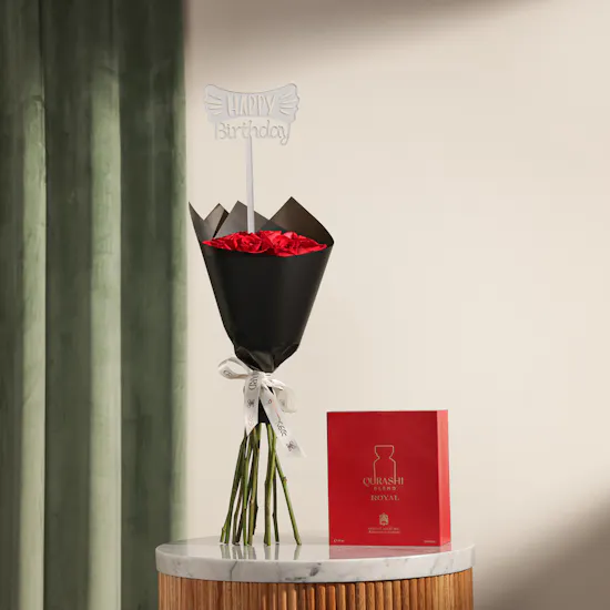 Abdul Samad Al Qurashi Qurashi Blend Royal | Birthday Roses Bouquet