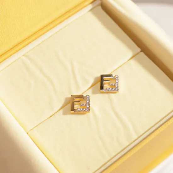 Fendi Forever Fendi Gold-tone Earrings