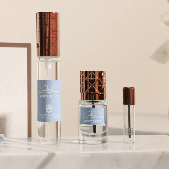 Abdul Samad Al Qurashi Body Musk Perfume Set | Gentle Flowers