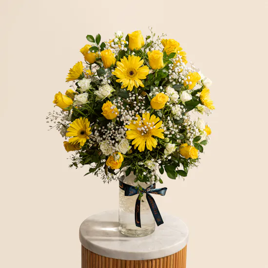 Whisper of Light Flowers Vase