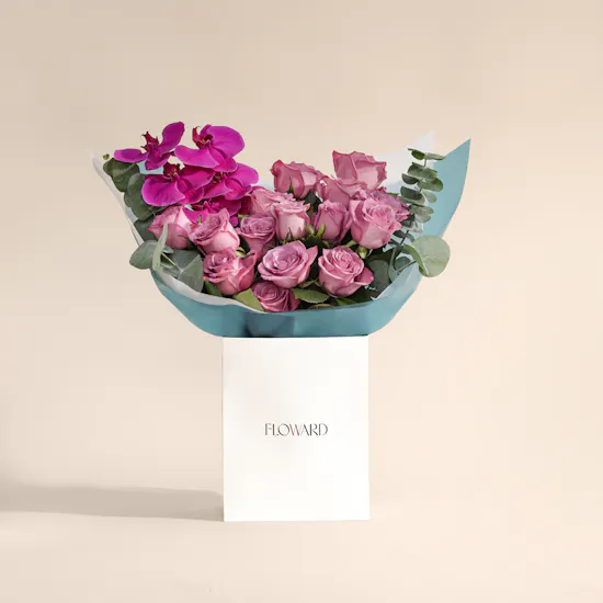 Violet Rendezvous Flower Bouquet