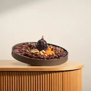 The Datery Stuffed Dates Tray With Incense Burner