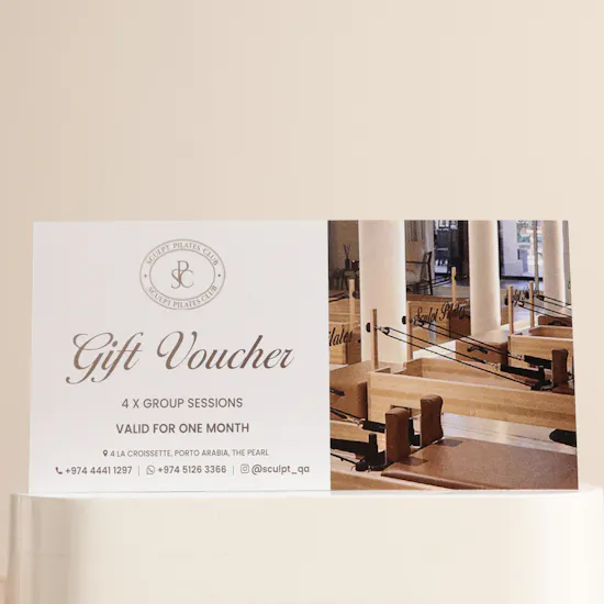 Sculpt Pilates Club Voucher | Mubkhar Candle and Flower