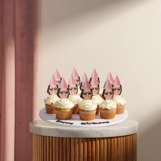 NQ's Bakery Personalized with Photo Cupcakes