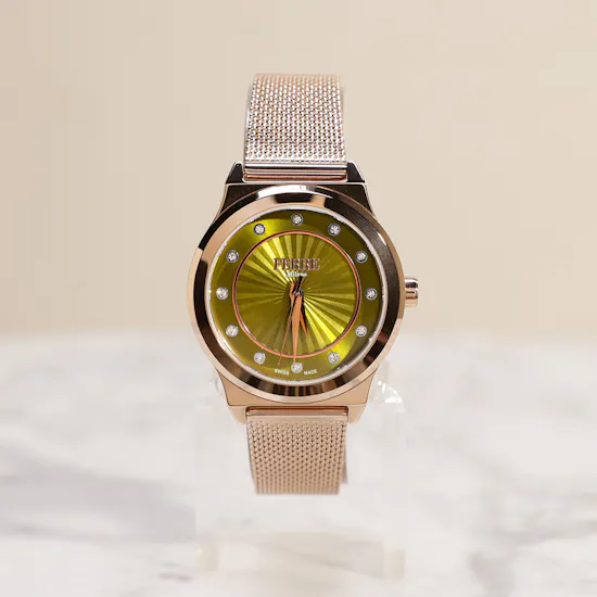 Ferre Milano Fashion Gold with Green Dial Women's Watch