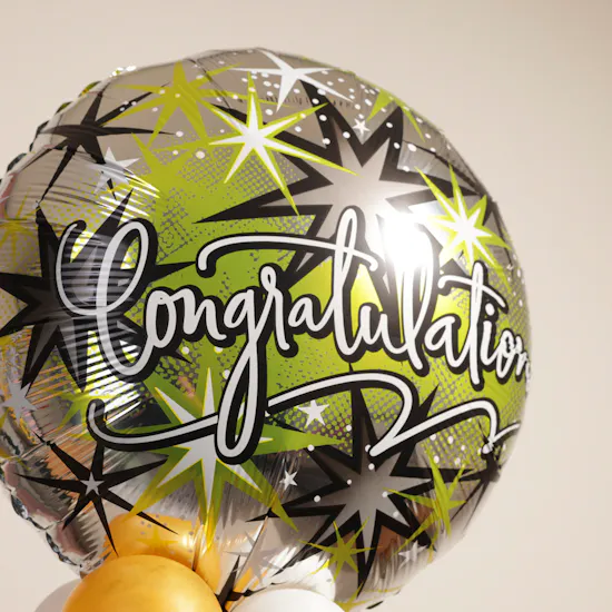 Balloonizer Graduation Design with Teddy Bear