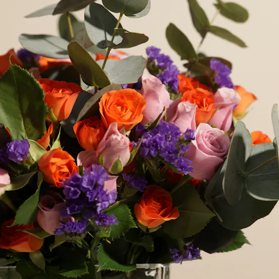 Rose Garden | Square Vase
