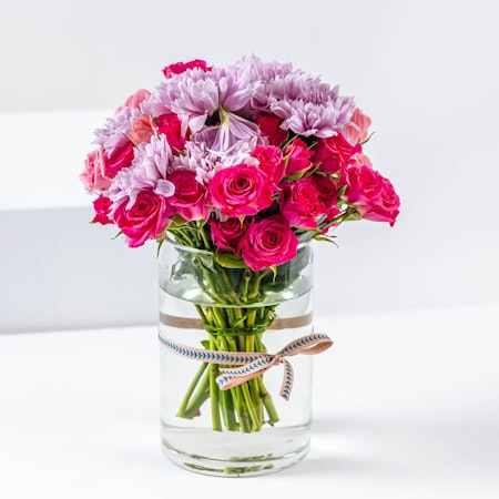 Pink Petals Vase