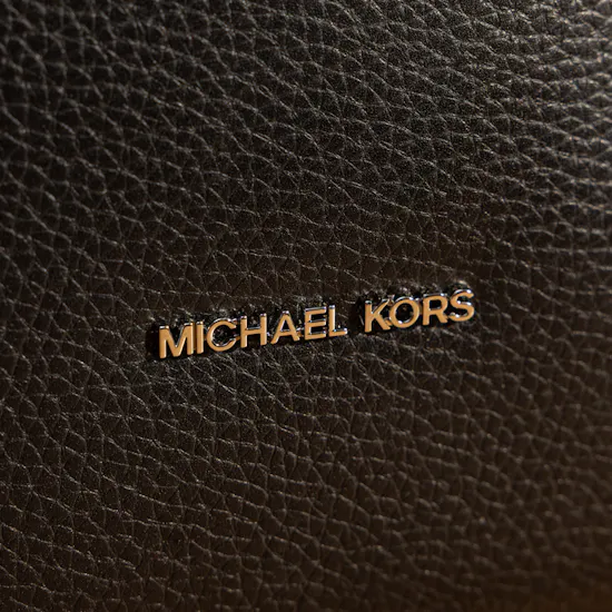 Michael Kors Black Arden Large Pebbled Leather Tote Bag