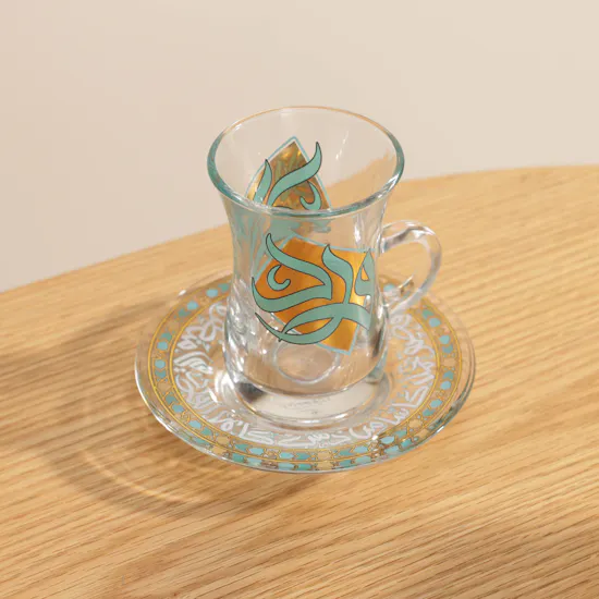 Dimlaj Wurood Tea Cups And Saucers Set