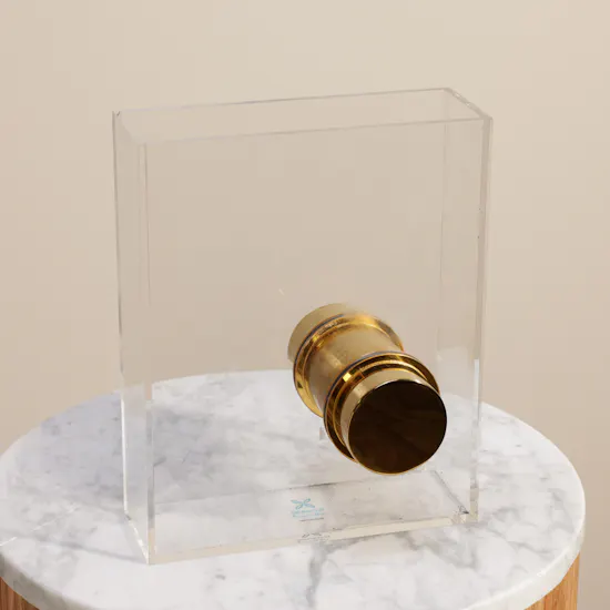 Floward Golden Touches Acrylic Vase