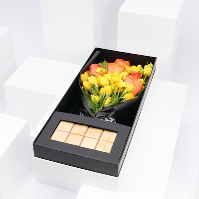 Anoosh Wafer Box | Bright Blooms Bouquet