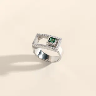 Floward Virelle Silver Men's Ring | Size 8 Floward Virelle Silver Men's Ring | Size 8