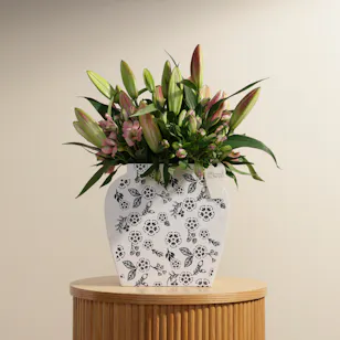 Pink Blooms Vase Pink Blooms Vase