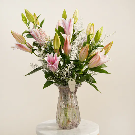 Pink Serenity Flower Vase