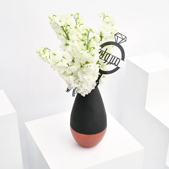 Delphiniums Wedding Vase
