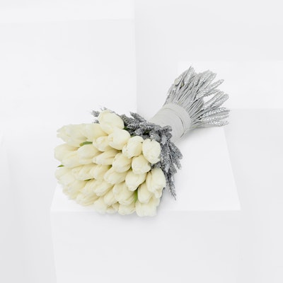 Bridal Bouquet | White Tulips