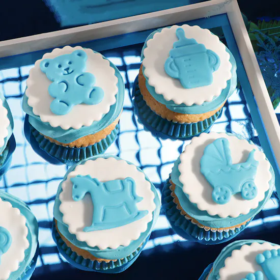 Floward New Baby Boy Cupcakes | Stunning Flowers