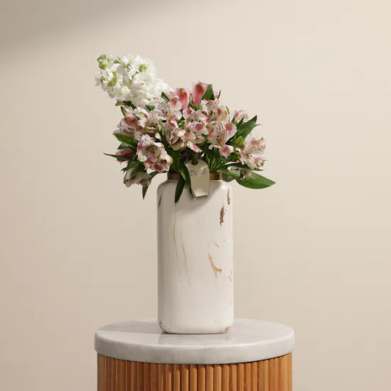 Rosy Clouds Flower Vase