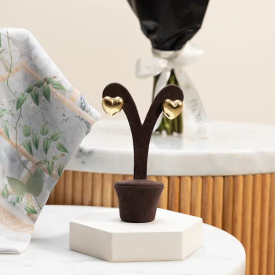 Hrh Angelo Women's Earrings | Emma Liana Scarf and Flowers
