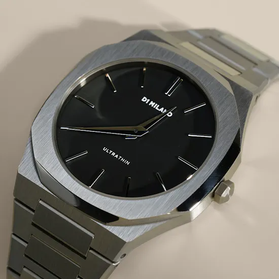 D1 Milano Ultra Thin Re-Silver Men's Watch