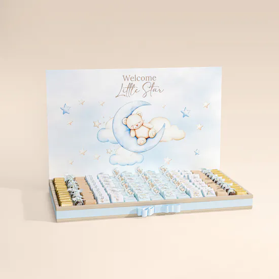 Le Chocolatier Dubai Personalized Welcome Little Star Large Chocolate Tray