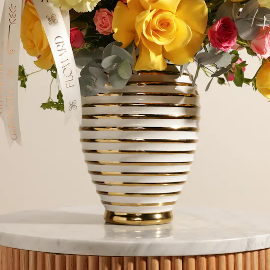 Color of Happiness Flower Vase