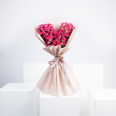 Fuchsia Heart | Pink Wrap