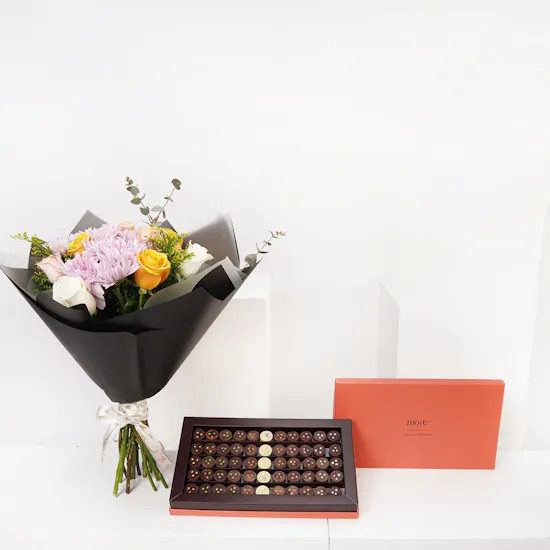 More Vegan Chocolate Box | Rose Bouquet