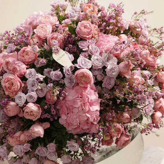Blush Symphony Flowers Vase