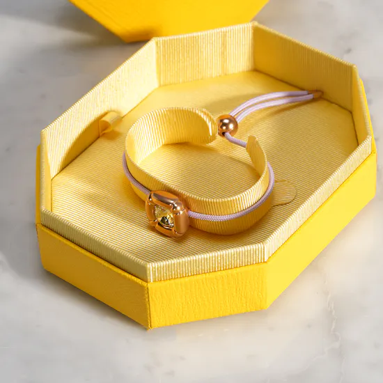 Swarovski Dulcis White Crystal Unisex Bracelet