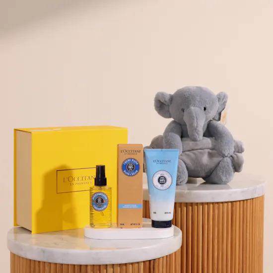 L'Occitane Shea Trio Women's Set | Floward Plush Toy with Blanket Set