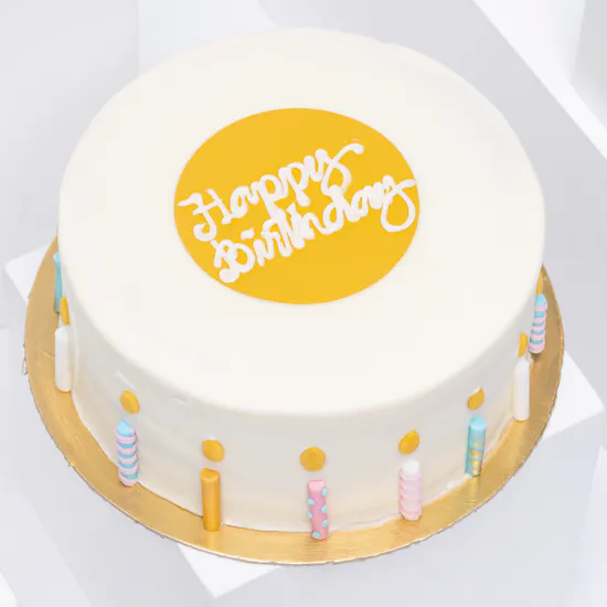 Helen's Bakery Happy Birthday Cake