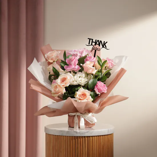Grateful Sweet Gesture Flowers Bouquet
